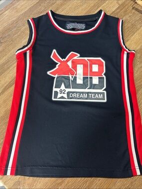 ✌️Dutch Bros Black & Red Athletic Tank Top medium